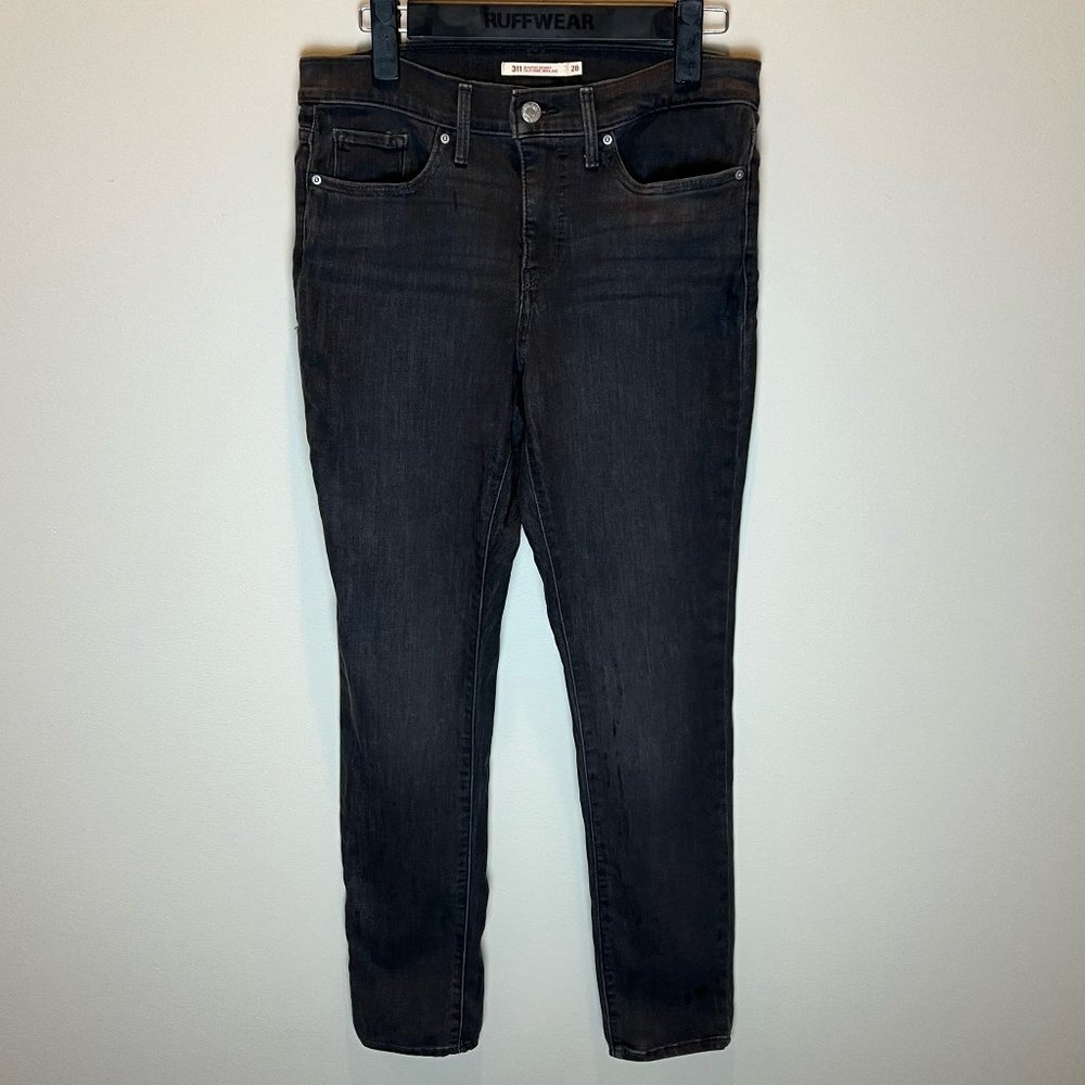 Faded Black Levi's 311 Stretchy Shaping Skinny Jeans